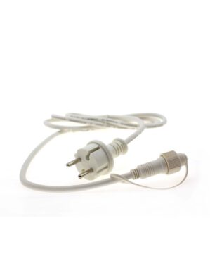 Hvid Octoplus powerledning 1,5m, 230V
