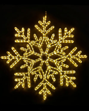 Snefnug i aluminium med JadaLight PRO LED, 2D, Ø80 cm