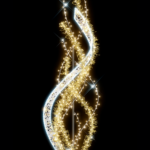 Spiralyte, varm hvid 3,5m Varm hvid LED, statisk lys