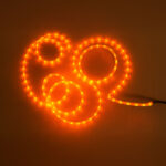 JadaLight PRO Ropelight, 50m rulle, orange LED Orange LED, statisk lys