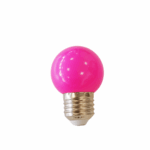 JadaLight PRO LED-pære, pink LED, G45, E27 Pink LED, statisk lys