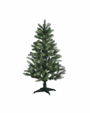 Lille juletræ med grene i PE og PVC som har et naturligt udseende.