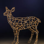 Classy Deer, Lady H: 1,4m, aluminium med JadaLight PRO LED, sølv 1.4 m