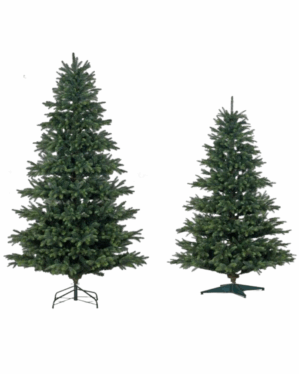 Naturtro kunstigt juletræ med grene i PE og PVC mix