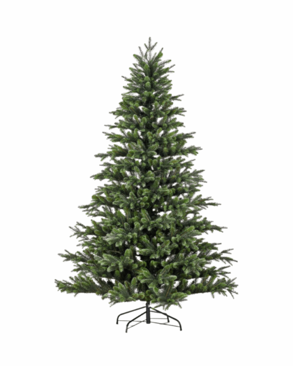 Naturtro kunstigt juletræ med grene i 100% PE.