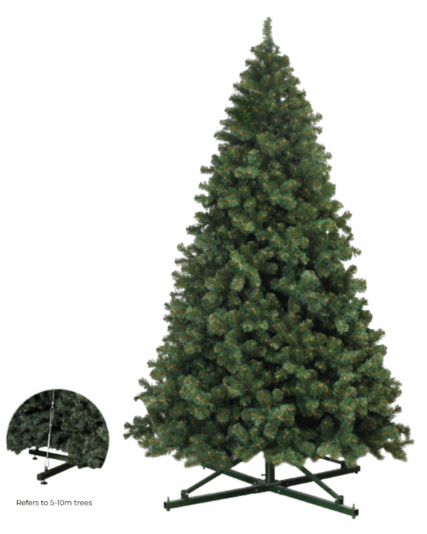 Kunstigt juletræ med PVC grene
