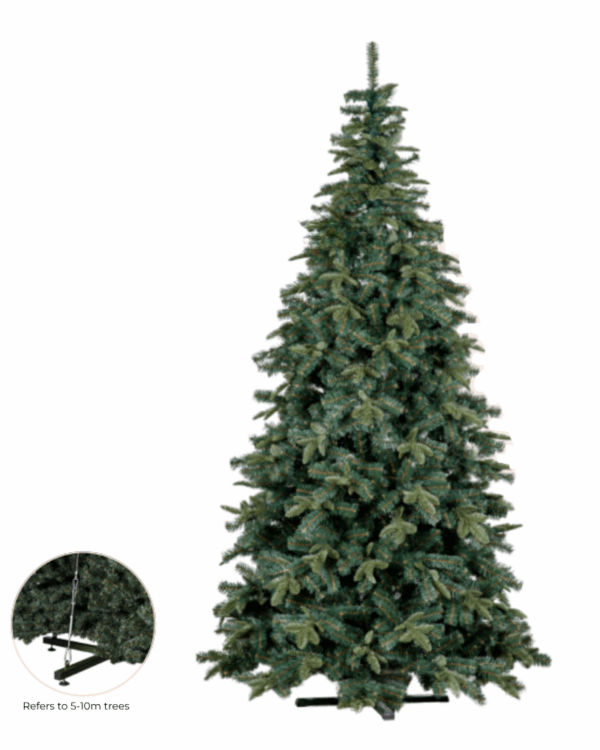 Kunstigt juletræ med PE PVC grene