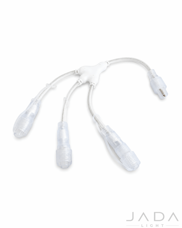 JadaLight PRO Y-fordeler i transparent farve.