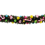 Kunstig granguirlande m. LED og dekoration, Ø 30 cm x L: 270 cm, SWEETMAS Pink