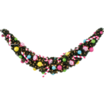 Kunstig granbue m. LED og dekoration, L: 270 cm, SWEETMAS Pink