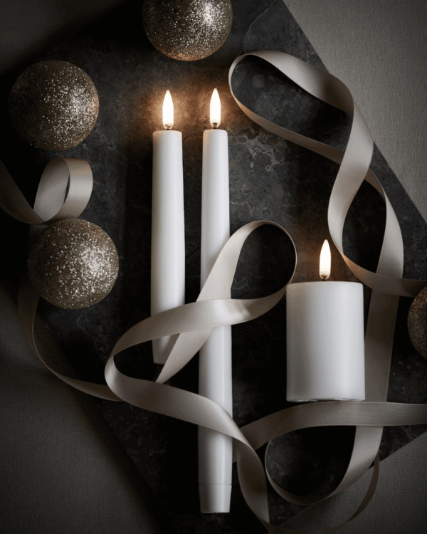 LED lys i julesetting.