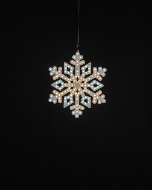 LED snefnug med sugekop.