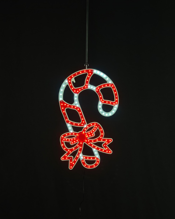 LED julestok med sugekop