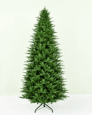 Kunstigt juletræ med grønne grene