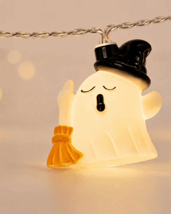 Halloweenkæde med spøgelser