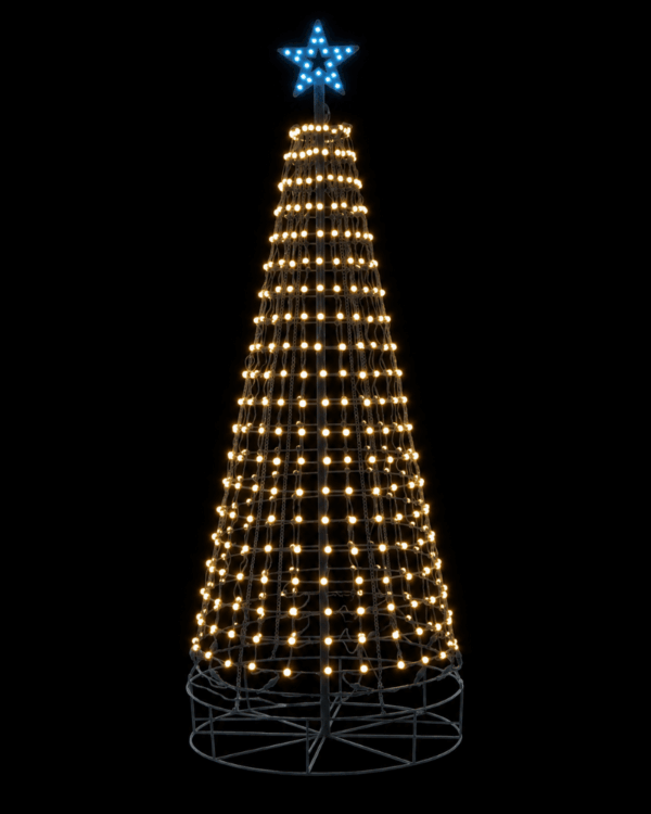 Pixel juletræ med varm hvid LED